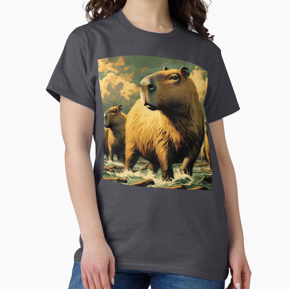 Capybara Art #26 | Capybara Lovers by ksgraphics222