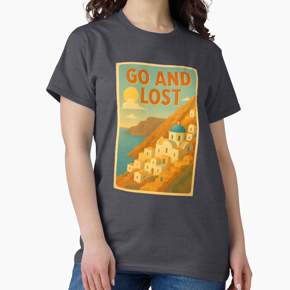 Go And Lost - Vintage Adventure & Travel Lover Design by SaadArtCo