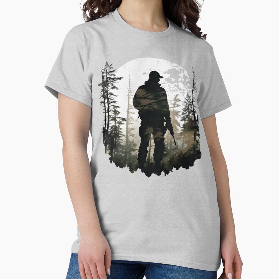 Retro Style Hunter in the Woods by TamarackFlair