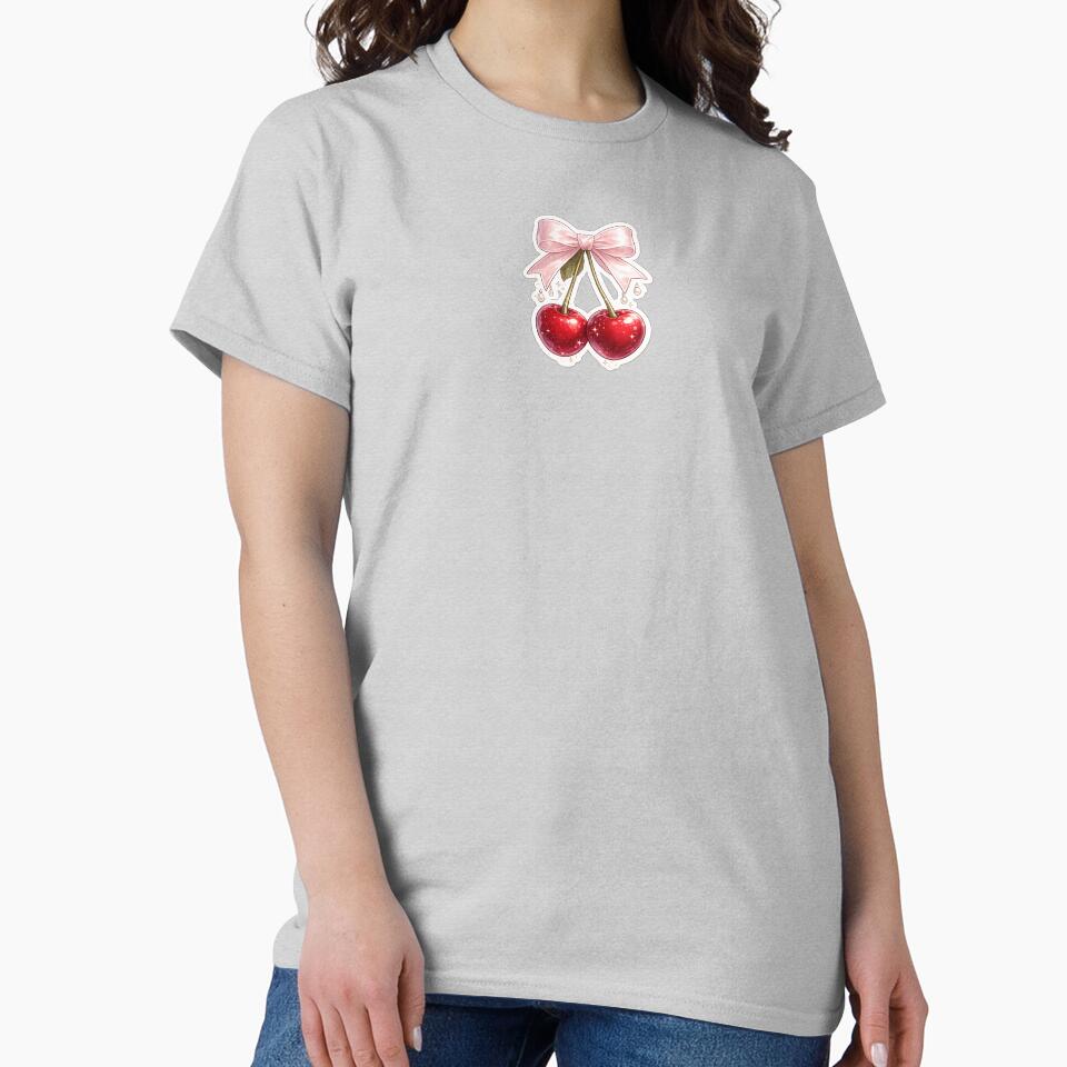 Coquette Cherry Sticker by PawsAndpetalstudio