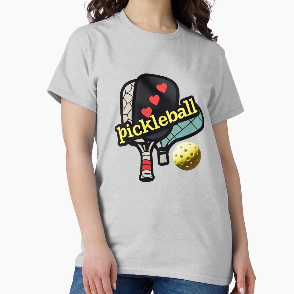 Pickleball Love – Paddle Hearts & Passion by RickGoulet
