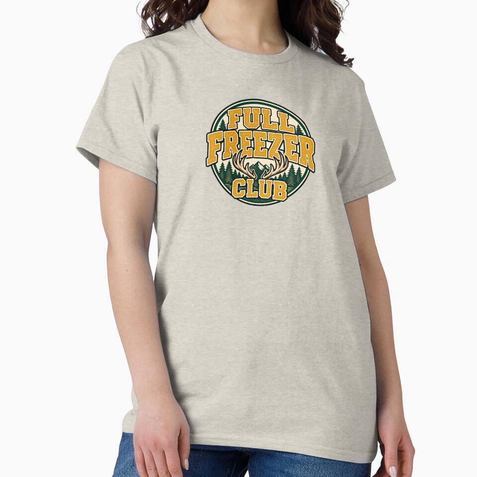 Full Freezer Club – Vintage Deer Hunting Outdoors Design by EastEndTownie
