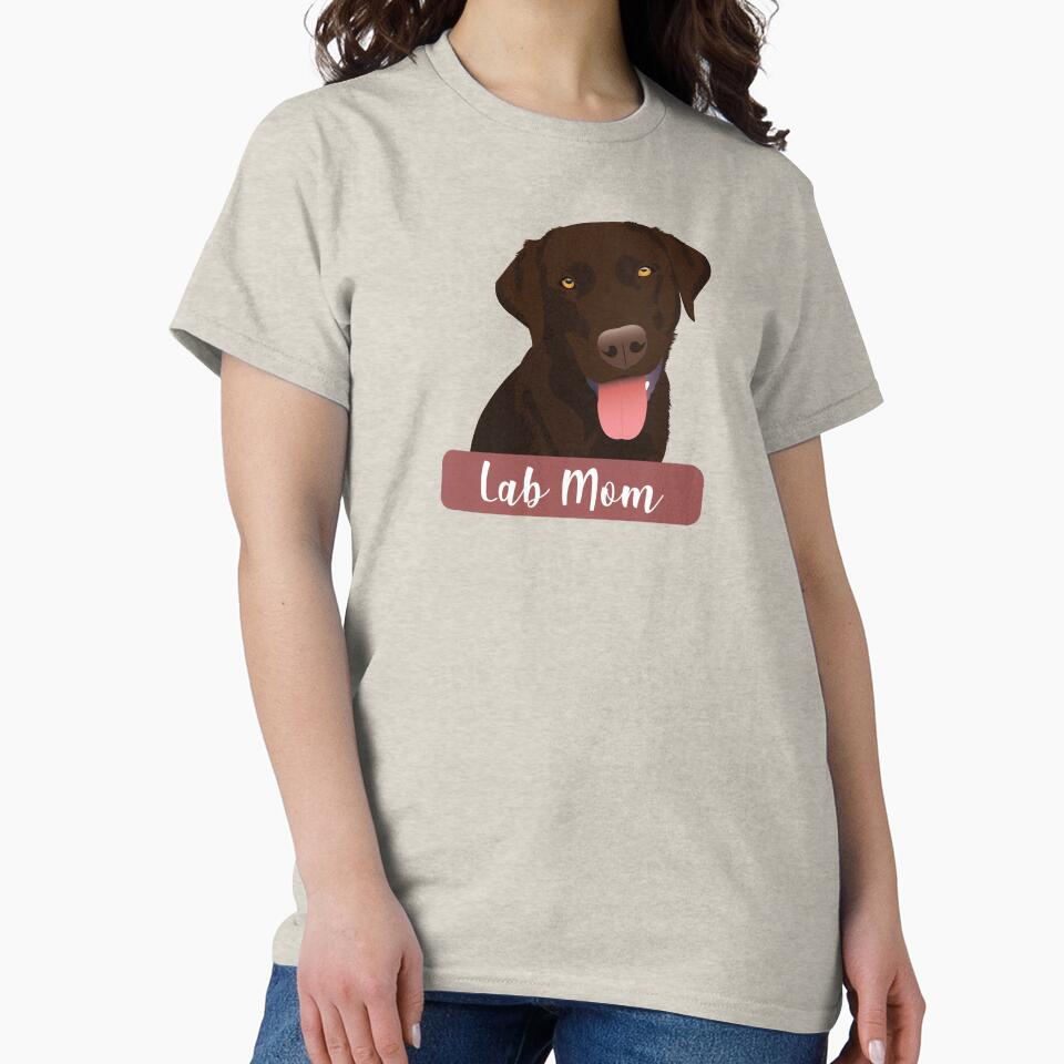 Chocolate Lab Mom by KCPetPortraits