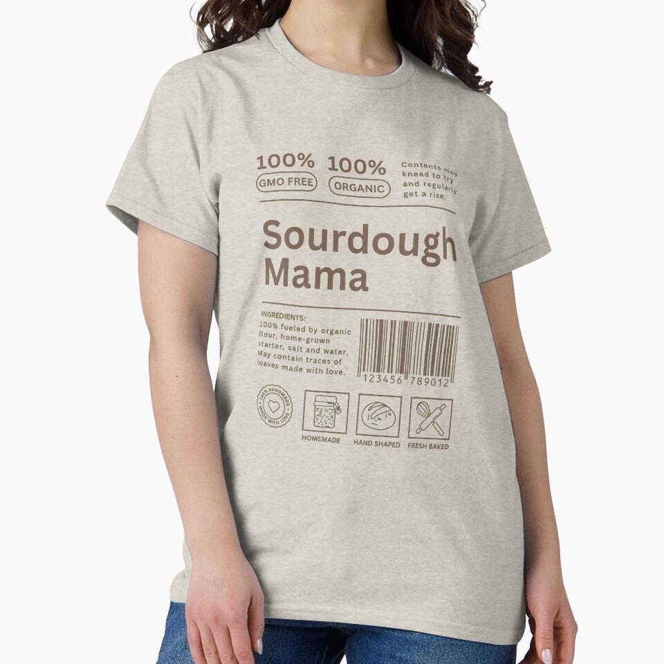 Sourdough Mama - Retro Aesthetic Baking Label Design by AIEngine