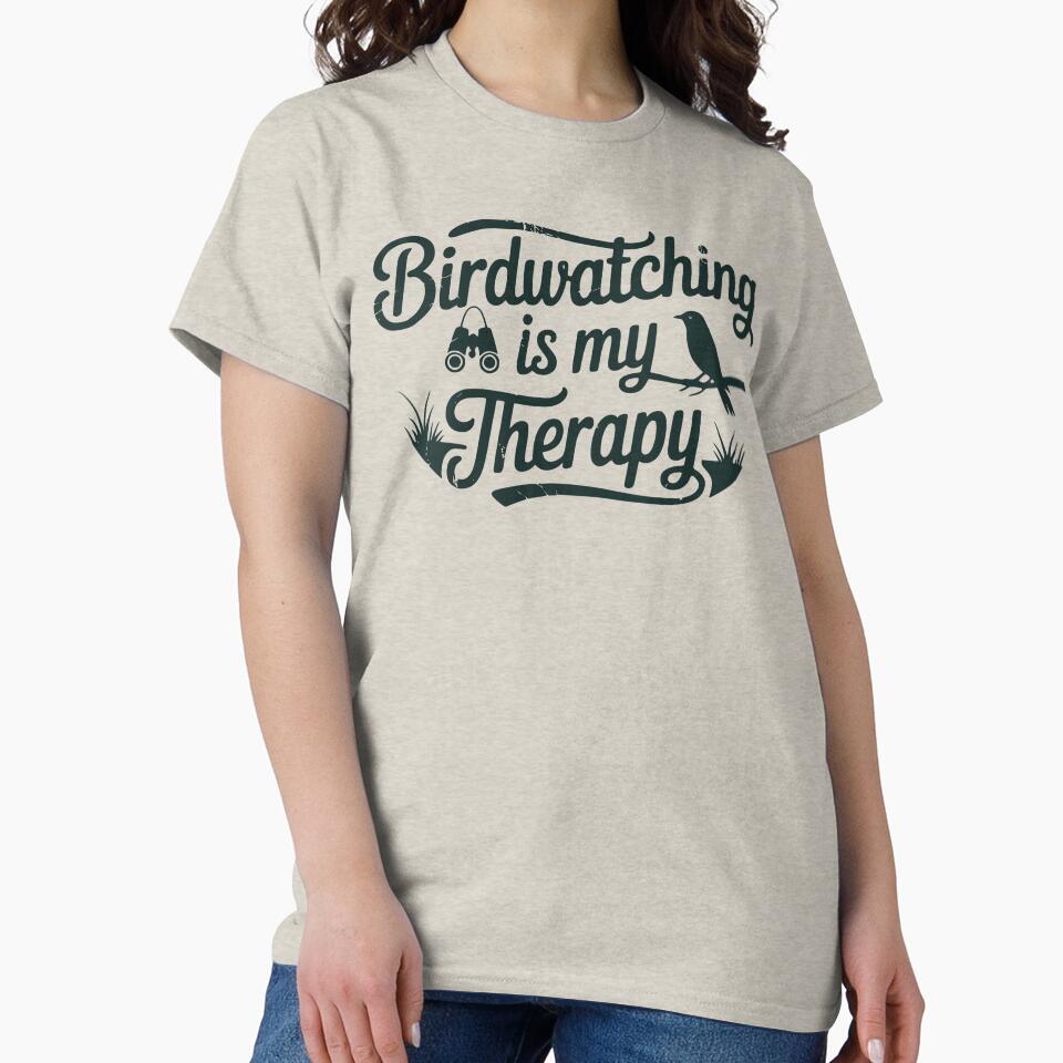 Birdwatching is my Therapy by FandomizedRose Unisex