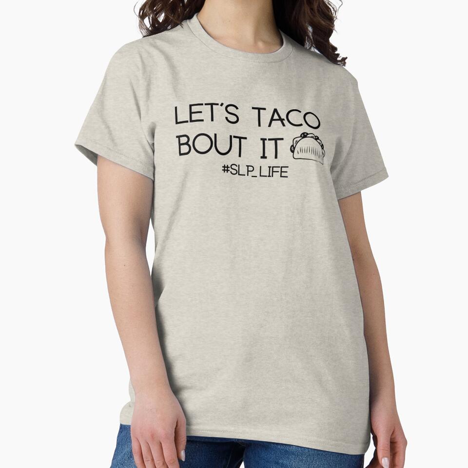 Funny SLP Speech Therapy Taco Design by Hopscotch Shop Designs