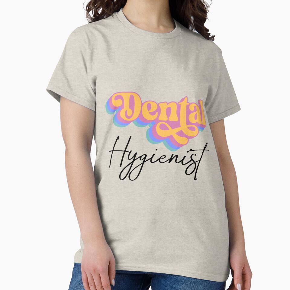 Dental Hygienist Retro Design T-Shirt by hobbybox