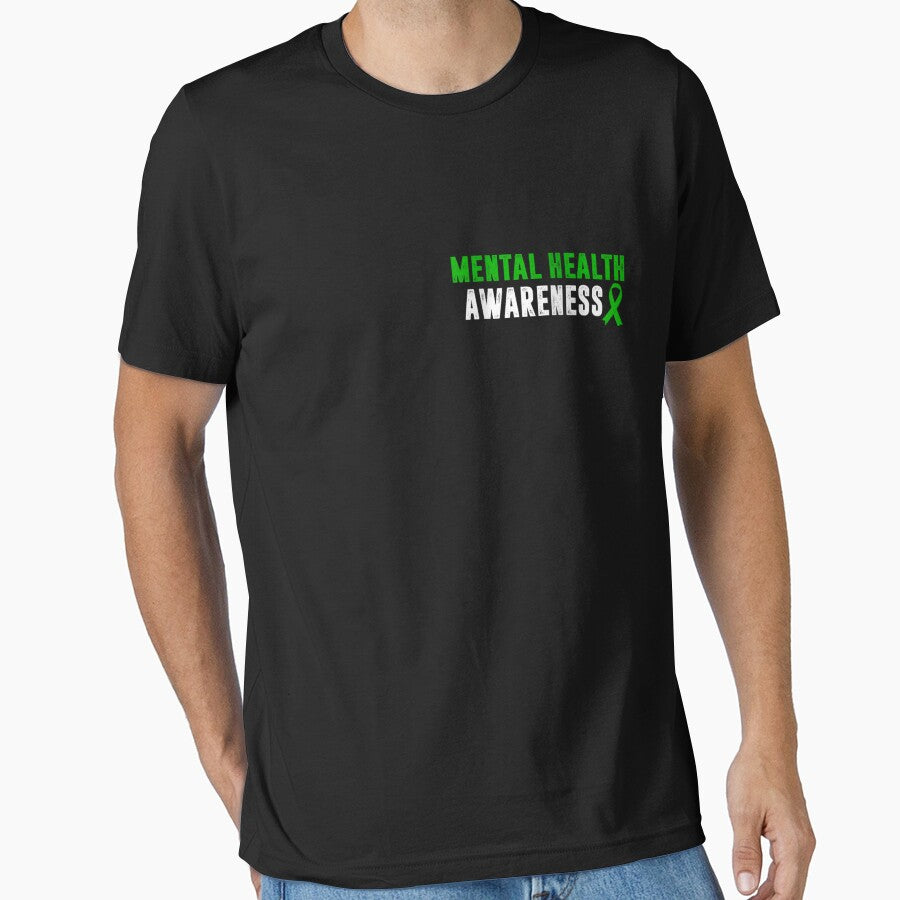 Womens Mental Health Awareness Butterflies Green Ribbon shirt by VioraShopNow