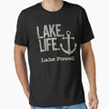 Lake Powell Lake Life Nautical Themed with Anchor by TeagoShirts