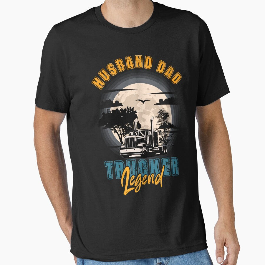 Trucker life long haul truck, Husband Dad Trucker Legend by HomeCoquette