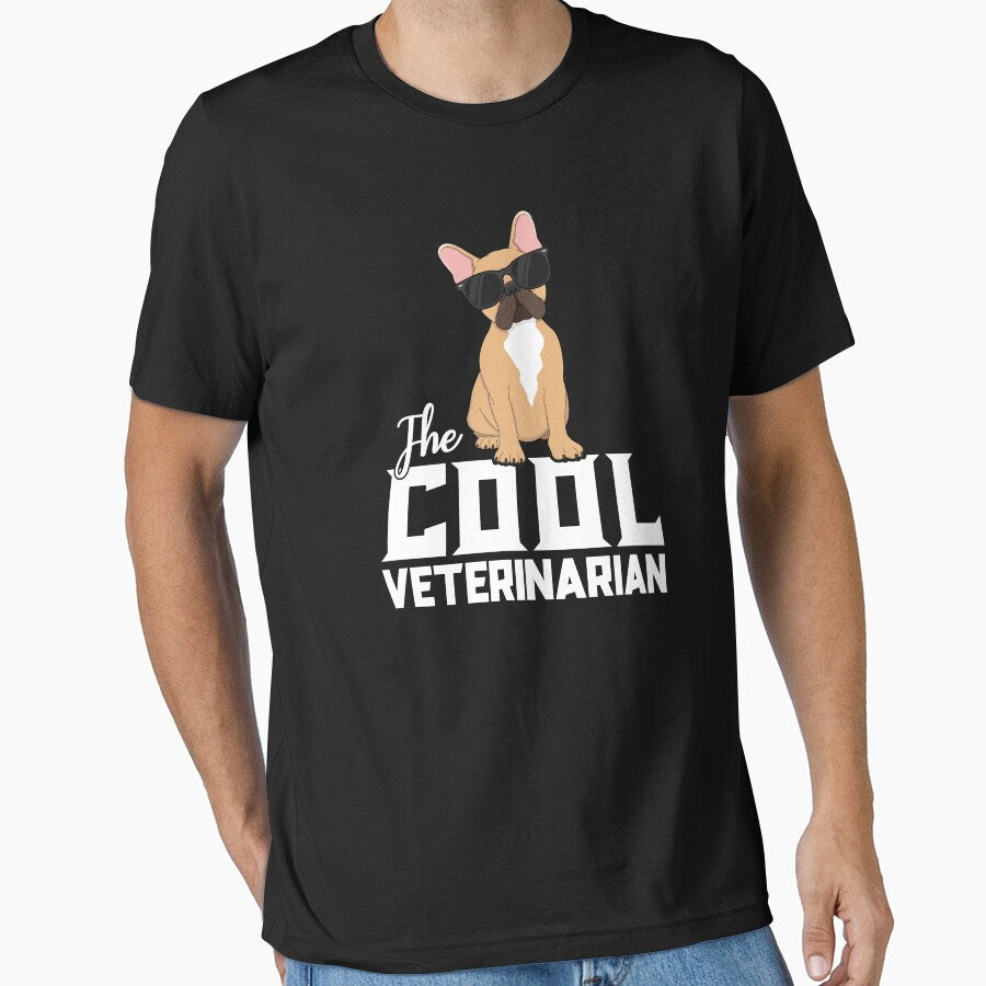 The Cool Veterinarian Vet Tech French Bulldog Veterinarian by 14thFloor