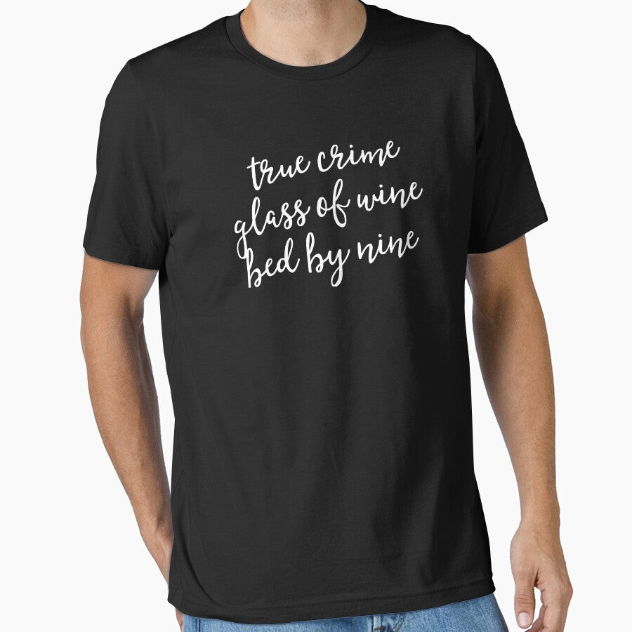 True Crime Women Murderino Gift Cats Wine And True Crime by 14thFloor