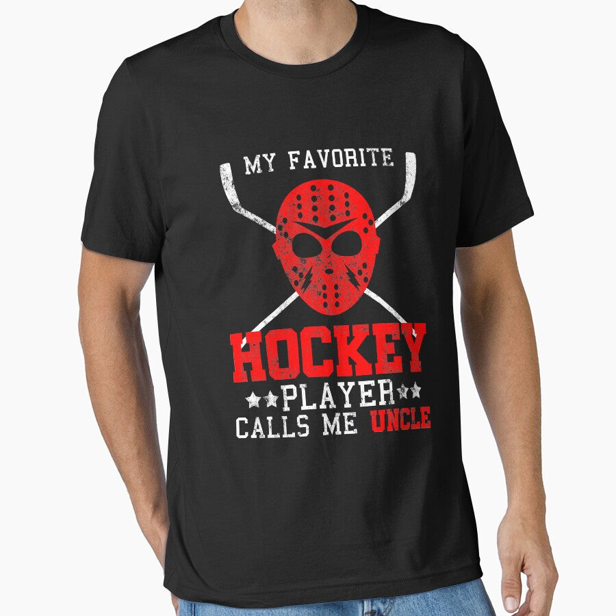 My Favorite Hockey Player Calls Me Uncle T shirt by 3familyllc