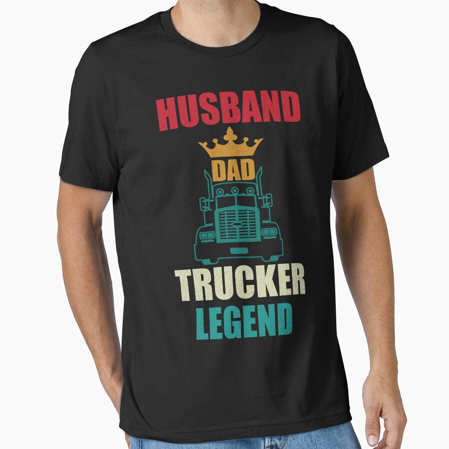 Husband Dad Trucker Legend by Enjoy  ⭐⭐⭐⭐⭐