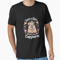 Just a Girl Who Loves Capybaras Cute Capybara Lover Rodent by DigitaldeligArt