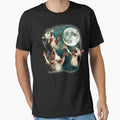 Screaming Opossums Full Moon Wildlife Animal Lover by SanTiOmal
