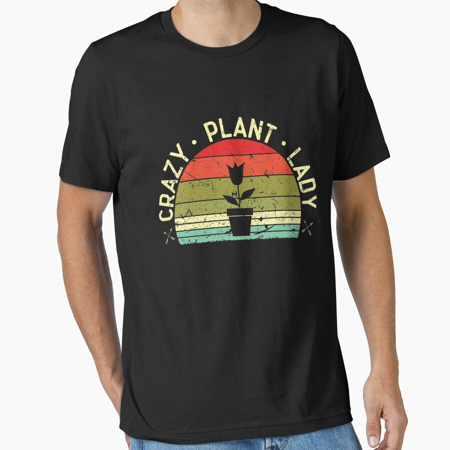 Womens Crazy Plant Lady Plant Lover Gardener Gifts Gardening Garden by hasanmasud
