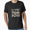 Funny Garden Quotes, The Garden Is My Happy Place by GrumpyFella