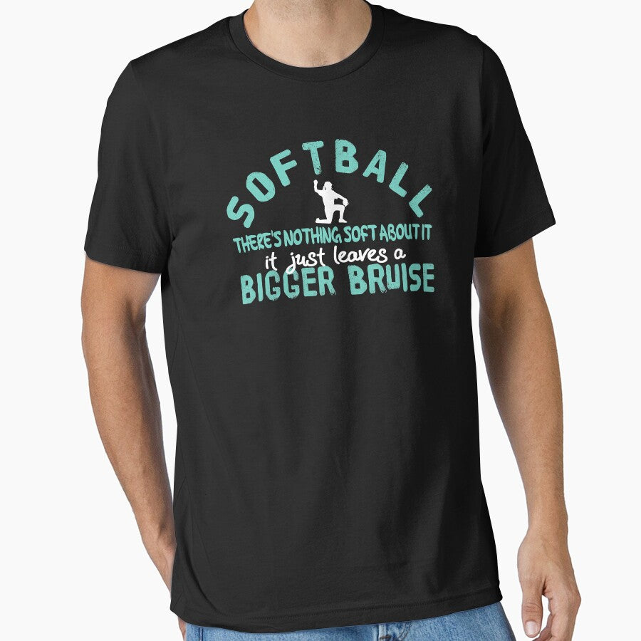 Softball There's Nothing Soft About It It Just Leaves A Bigger Bruise by MichelSorour