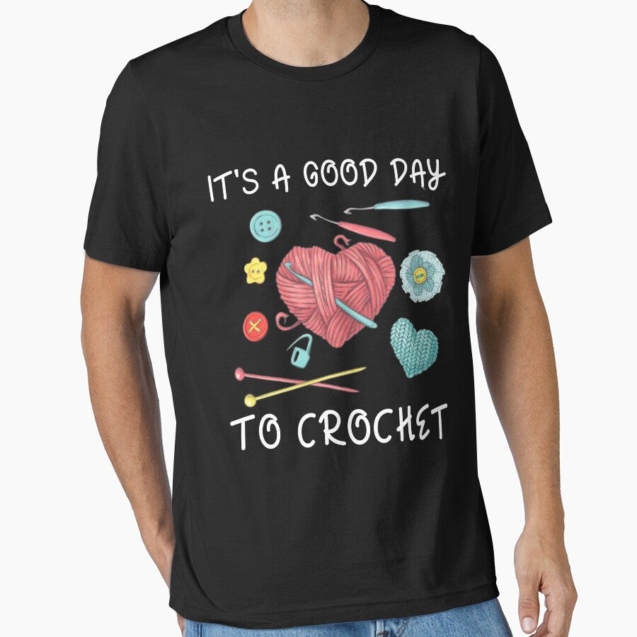 Crochet Shirt, Good Day to Crochet Shirt, Crochet Gift, Shirts for Women, Gift for Her, Mother's Day Shirt, Crochet Lover Gift, Crafter Mom T-Shirt by wizanestore