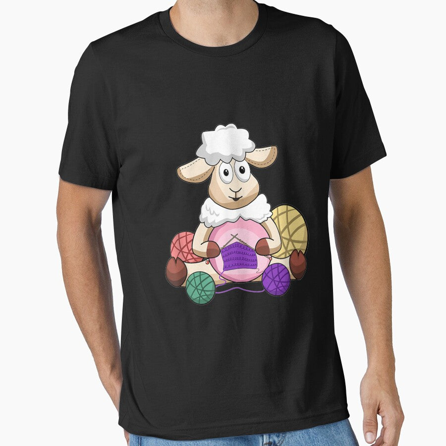 Crochet sheep is funny for knitting crocheting or crochet by miriamee