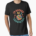 I_d Rather Be Crocheting Yarn Flower by JaskconLIfe23