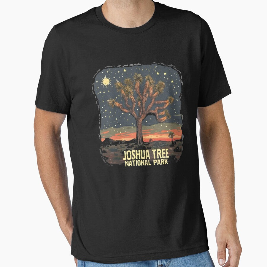 Joshua Tree US National Park Vintage Retro by vetonisodap