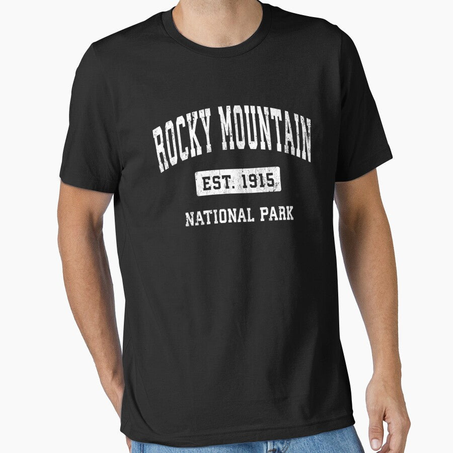 Rocky Mountain Vintage National Park Sports by Gennadim