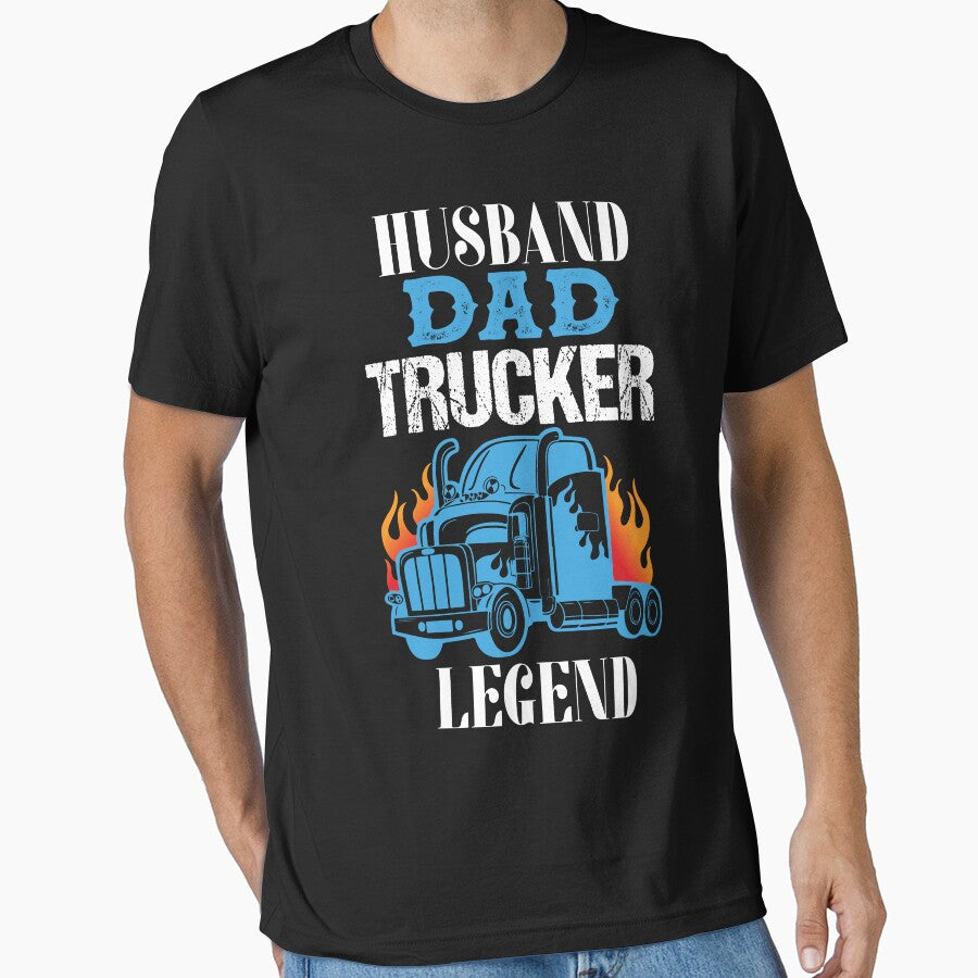 Copy of Husband Dad Trucker Legend by beefrancky