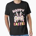 Happy Easter Day Video Game Controller Bunny Gamer by ericrichard059