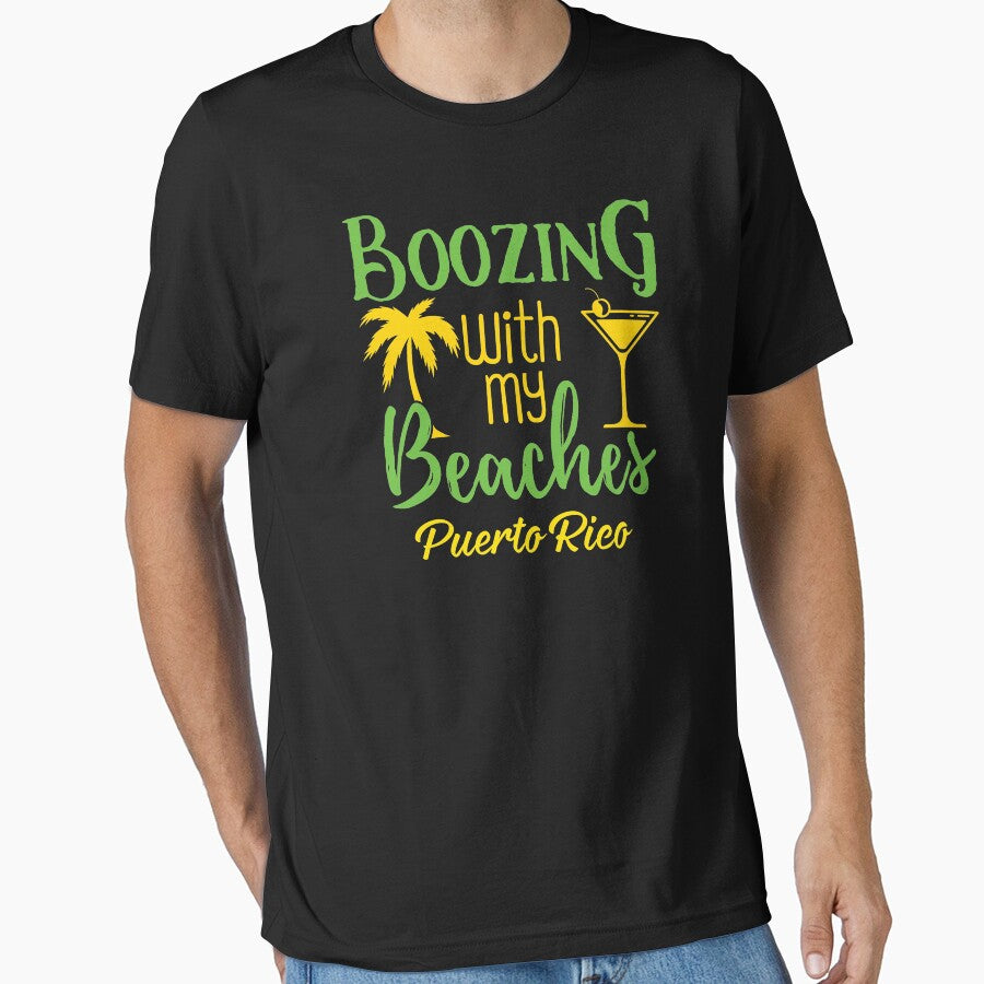 Boozing Beaches Bachelorette Girls Trip Puerto Rico print by jakehughes2015