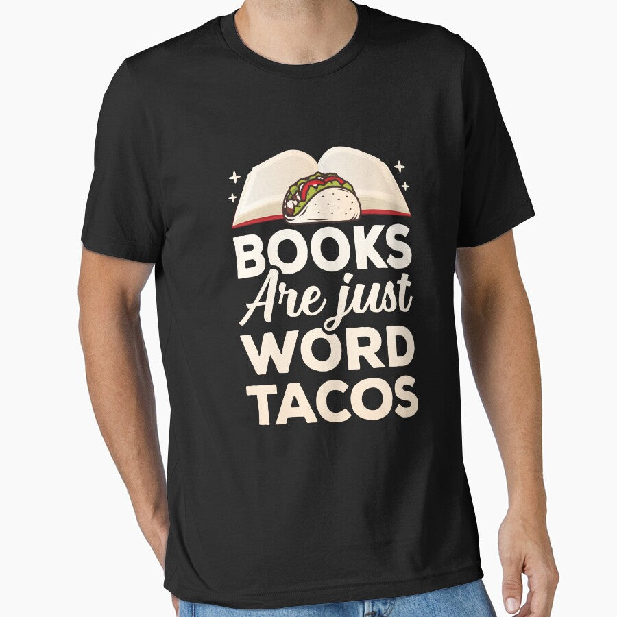 Books Are Just Word Tacos Shirt, Book Lover Shirt, Bookish Shirt, Book Reading Shirt, Book Nerd Shirt, Gift For Book Lover, Book Lover Shirt by aymob