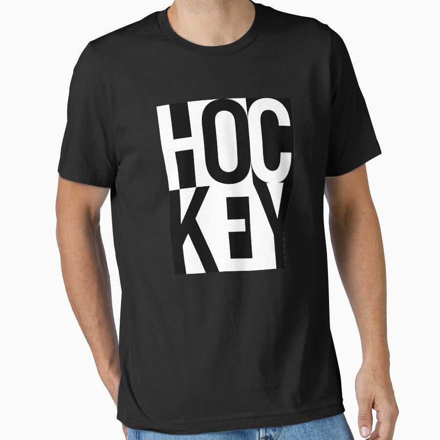 Hockey - Bold Letters by Eye on the Blueline