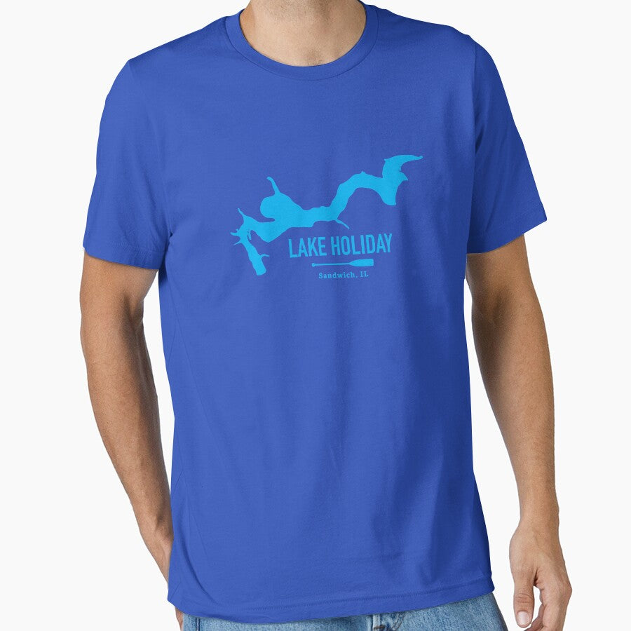 Lake Holiday - Sandwich, IL - Lake Graphic by BlueSkyTheory