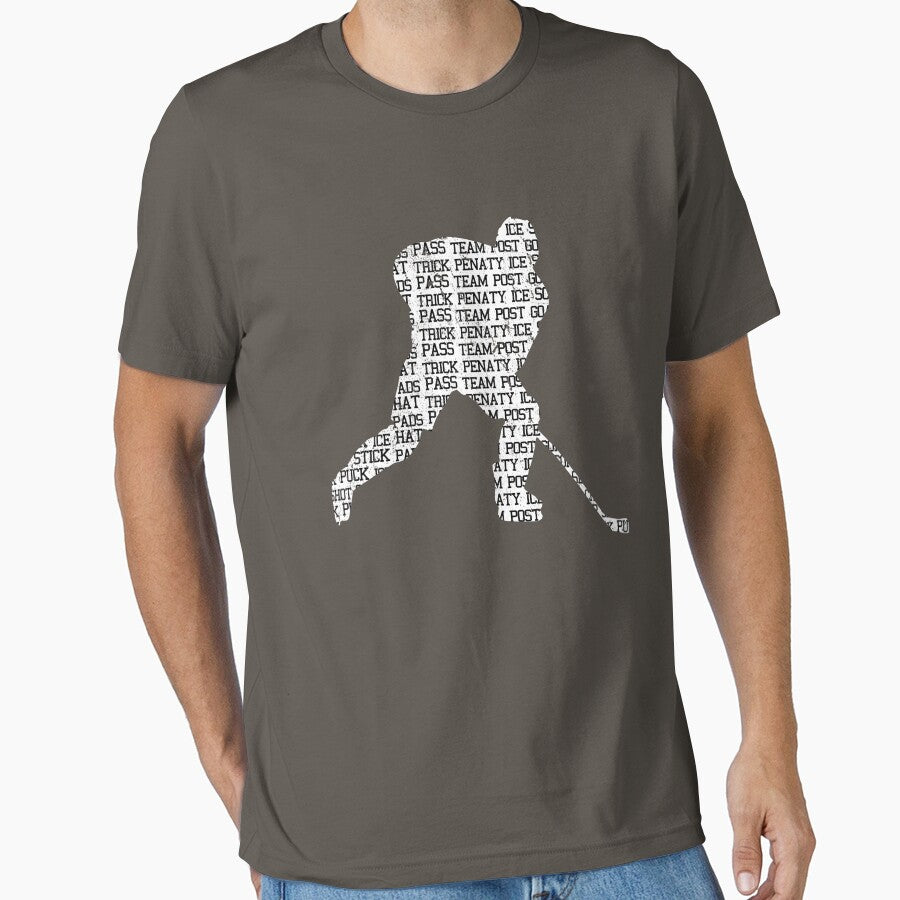 Hockey Player T shirt by 3familyllc