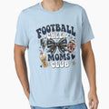 Football Cheer Moms Club Game Day Navy Bow Football Mom Gift by Yellowriversss