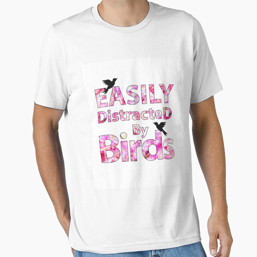 Easily Distracted By Birds, Bird Shirt, Bird Watching Gift, Bird Lover Gift, by VEGA_DESIGNS