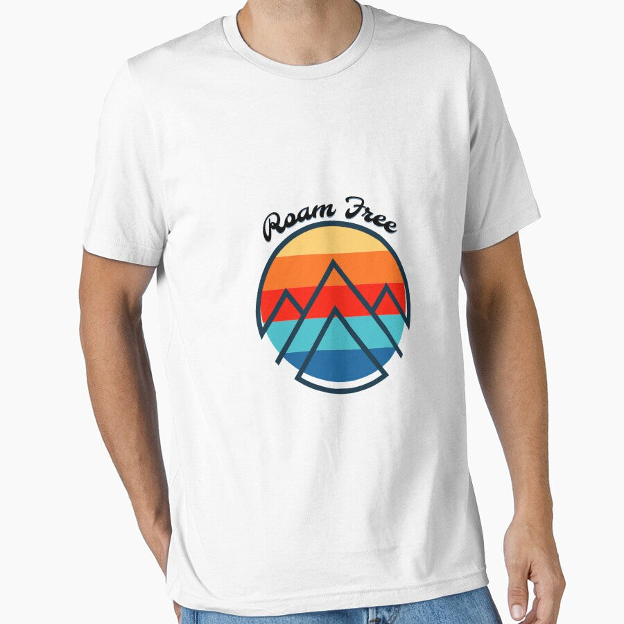 Roam Free | T-Shirt, Sticker by NicolasGlowArt