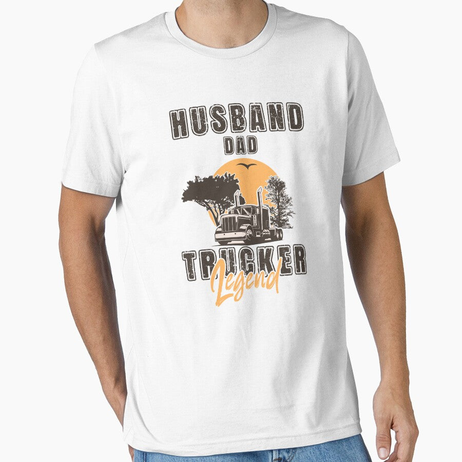 Retro long haul truck, Husband dad trucker  legend by HomeCoquette