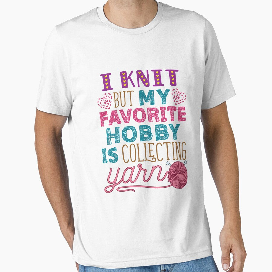 I Knit But My Favorite Hobby Is Collecting Yarn Funny Knitter by jaygo