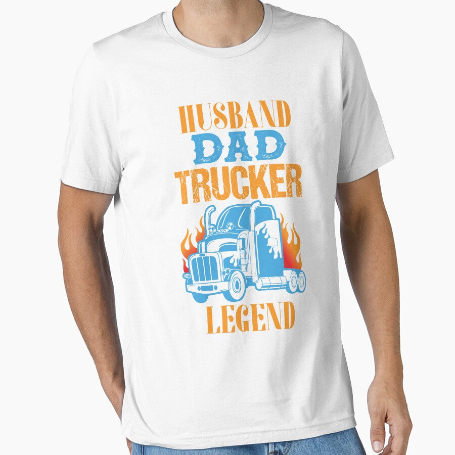 Husband Dad Trucker Legend by beefrancky