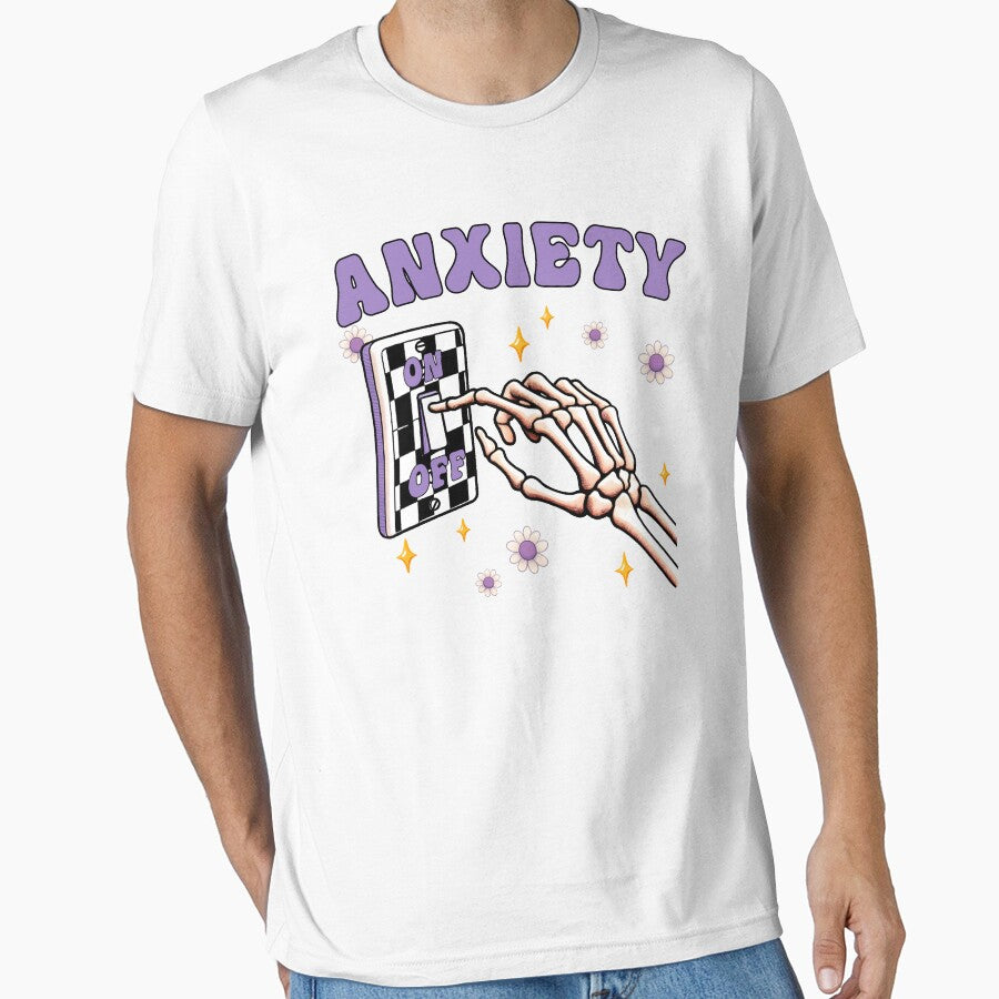 Anxiety On Off Mental Health Awareness For Anxious People by StickChic