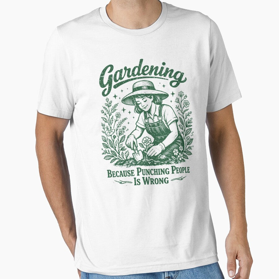 Gardening Because Punching People is Wrong Funny Gardening by will freed18