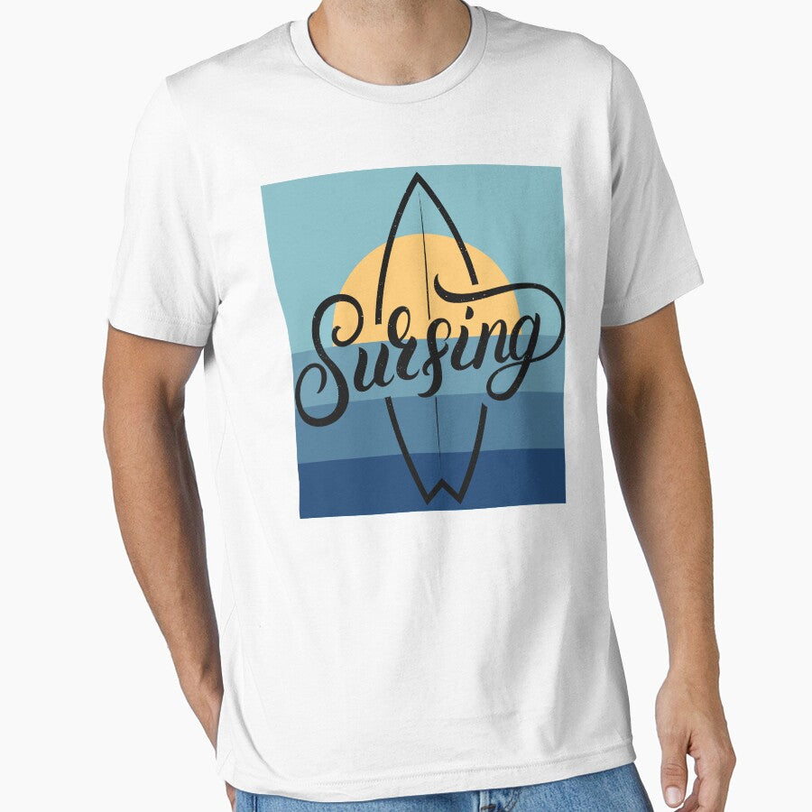 Surfing design sun sea surf , summer gift by DevDn