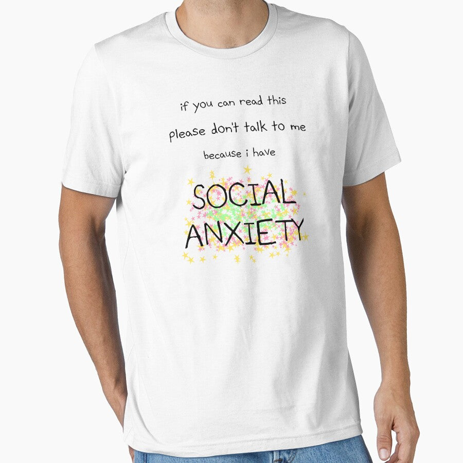 Social Anxiety Funny Design by Riley Levine