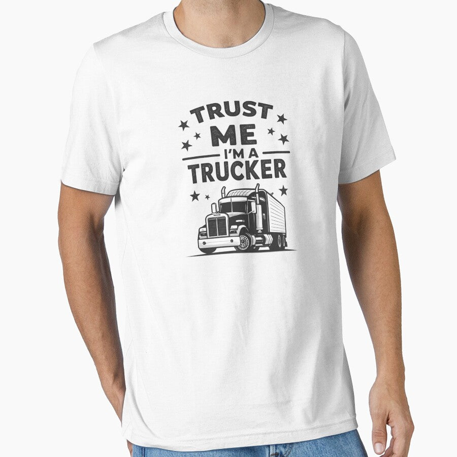 Trust Me I’m a Trucker Shirt – Funny Trucker Gift for Men by belka620