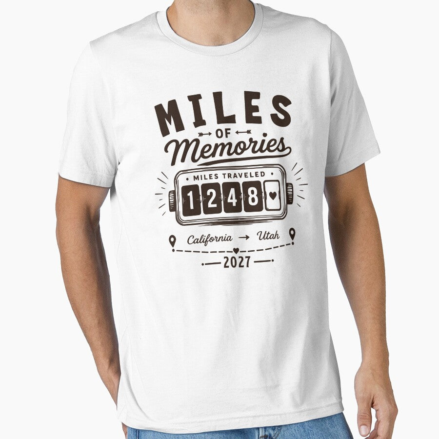 Miles Of Memories Road Trip Camper Adventure Design by TeeVerse27