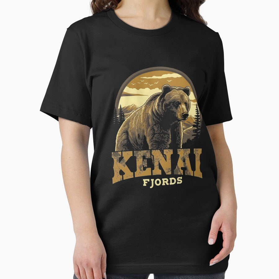 Kenai Fjords US National Park Vintage Retro by tedroyegelsd