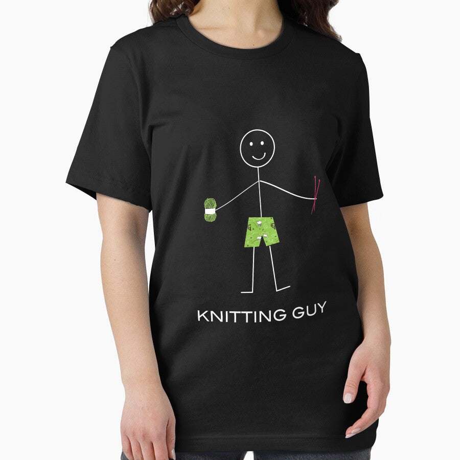 Funny Mens Knitting Guy by whyitsme