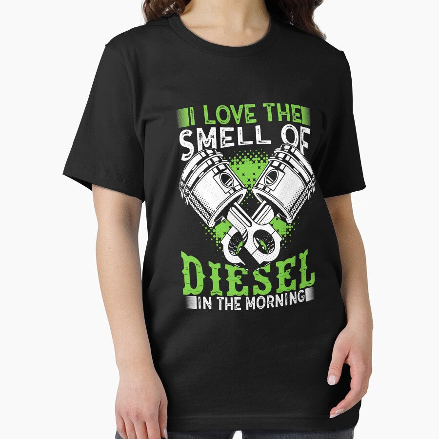 I Love The Smell Of Diesel In The Morning Funny Truck Driver Quote Gift by GardNewerd